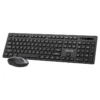 Kompleti i tastierës pa tela DM K12 me 104 çelësa dhe maus për laptopë desktop PC Office