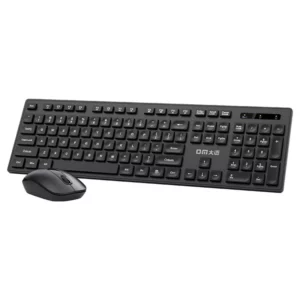 Kompleti i tastierës pa tela DM K12 me 104 çelësa dhe maus për laptopë desktop PC Office